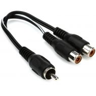 Eventide 1002 - 10cm RCA M - (2) RCA F Split Cable, Black