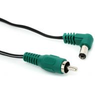 Eventide 4030 - 30cm 2.5mm Center Positive Ang-RCA, Green