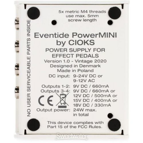  Eventide PowerMini Compact Universal Power Supply by CIOKS