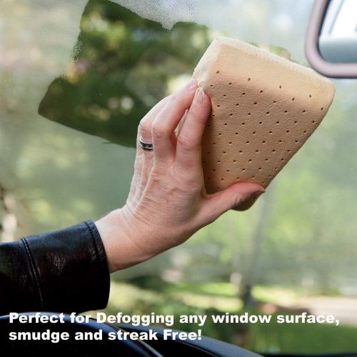  Ever New Automotive Preservation Products Chamois DeFogger Sponge by Ever New Automotive Revolutionary Design! The Solution for Fog Free, Streak Free, Squeaky Clean Windows! Use it in Your Car, Boat, RV or Home! 100% Guara