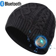 [아마존핫딜][아마존 핫딜] EverPlus Bluetooth Beanie Hat as Gifts for Men, Women with Wireless Bluetooth vr5.0, Winter Hat Built-in Detachable HD Stereo Speakers & Microphone, Unisex Music Beanie for Outdoor Sports,