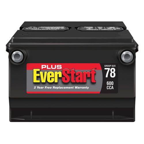  EverStart Plus Lead Acid Automotive Battery, Group 78