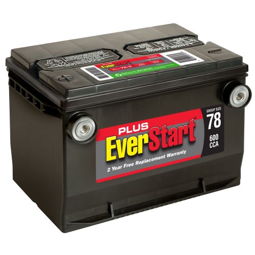  EverStart Plus Lead Acid Automotive Battery, Group 78