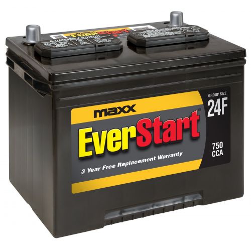  EverStart Maxx Lead Acid Automotive Battery, Group 24F