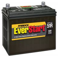 EverStart Maxx Lead Acid Automotive Battery, Group 51R