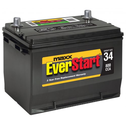  EverStart Maxx Lead Acid Automotive Battery, Group 34n