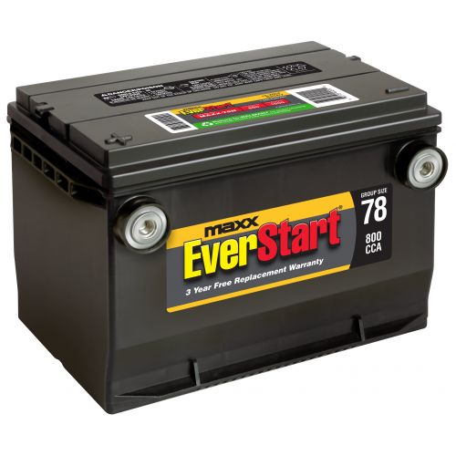  EverStart Maxx Lead Acid Automotive Battery, Group 78s