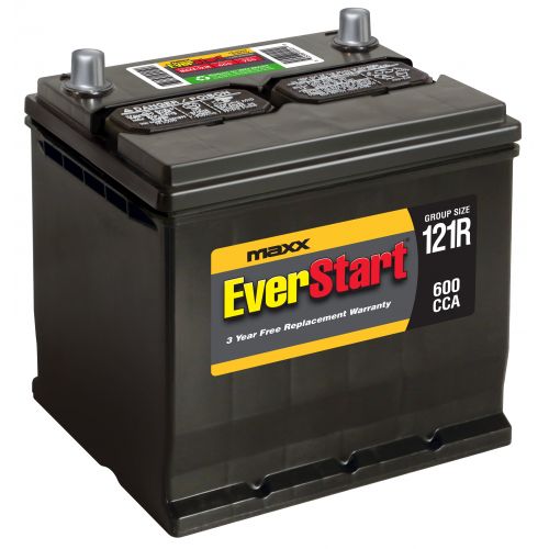  EverStart Maxx Lead Acid Automotive Battery, Group 121R