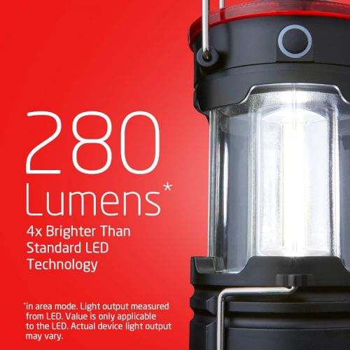  Eveready LED Camping Lantern 360 PRO (4-Pack), Super Bright Tent Lights, Rugged Water Resistant LED Lanterns, 100 Hour Run-time (Batteries Included)