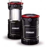 Eveready LED Camping Lantern 360 PRO (2-Pack), Super Bright Tent Lights, Rugged Water Resistant LED Lanterns, 100 Hour Run-time (Batteries Included)