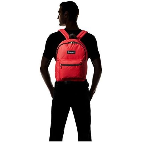  [아마존베스트]Everest Luggage Basic Backpack, Red, Medium