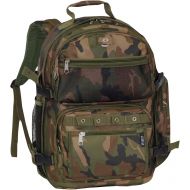 Everest Oversize Woodland Camo Backpack, Camouflage, One Size,C3045R-CAMO