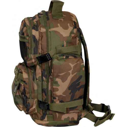  Everest Oversize Woodland Camo Backpack, Camouflage, One Size,C3045R-CAMO