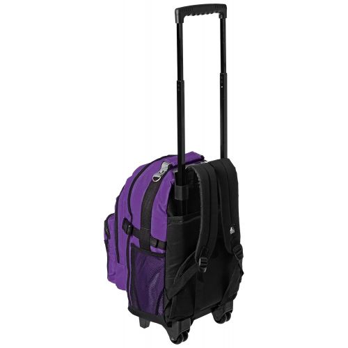  Everest Deluxe Wheeled Backpack, Dark Purple, One Size