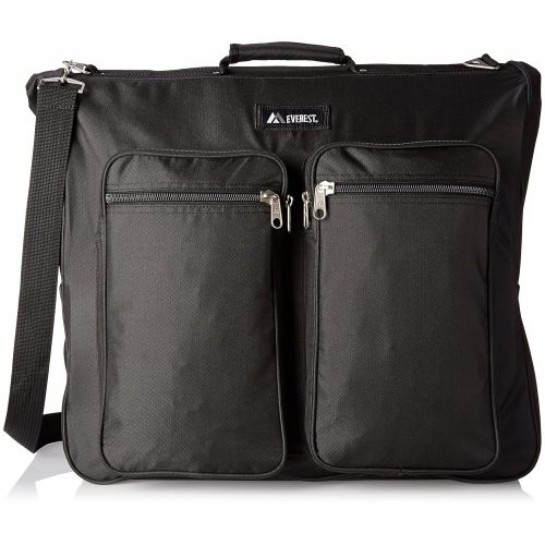  Everest Deluxe Garment Bag, Black, One Size