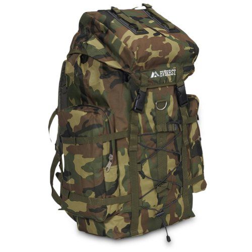  Everest Hiking Pack, Dark Green, One Size