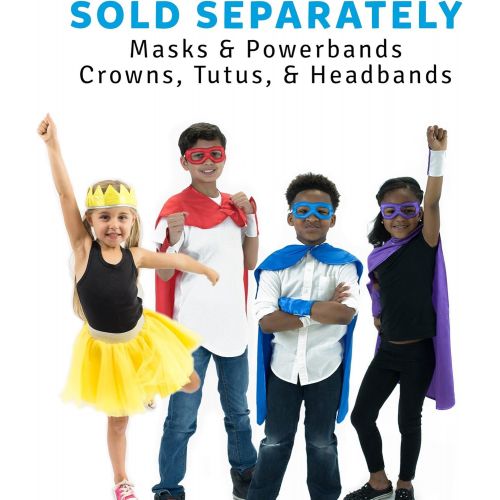 Everfan Superhero Capes For Kids | Child Super Hero Cape | Cape Costume For Children | Polyester Satin
