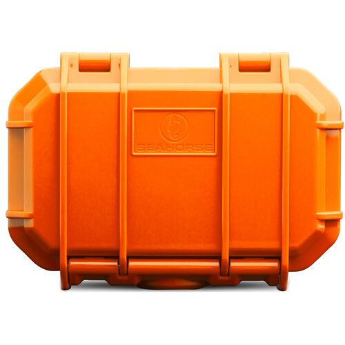  Evergreen Cases Tech Case with Rubber Liner (Orange, Small)