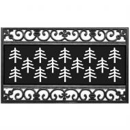 Evergreen Flag 2RMS422 Fleur Scroll Coir Switch Mat Tray, Multi-Colored