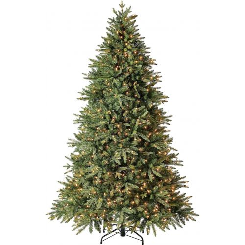  Evergreen Classics Colorado Spruce 6.5 ft Artificial Pre-Lit Christmas Tree w500 Clear Lights & Folding Metal Stand