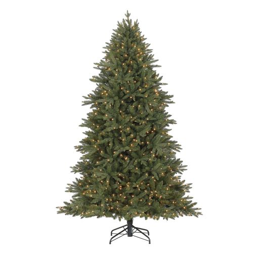  Evergreen Classics Colorado Spruce 6.5 ft Artificial Pre-Lit Christmas Tree w500 Clear Lights & Folding Metal Stand