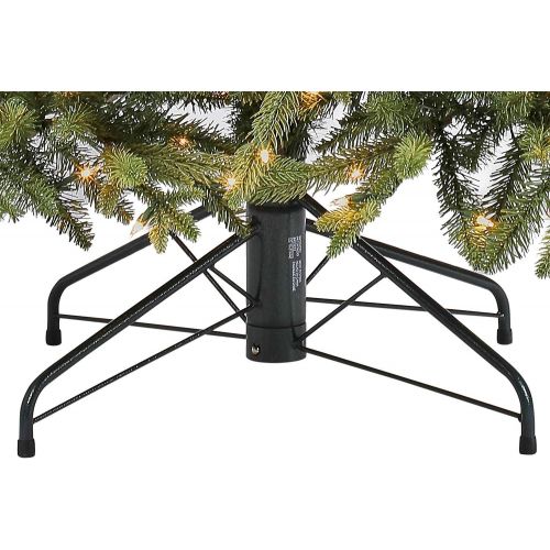  Evergreen Classics Colorado Spruce 6.5 ft Artificial Pre-Lit Christmas Tree w500 Clear Lights & Folding Metal Stand