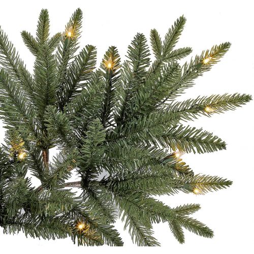  Evergreen Classics Colorado Spruce 6.5 ft Artificial Pre-Lit Christmas Tree w500 Clear Lights & Folding Metal Stand