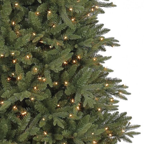  Evergreen Classics Colorado Spruce 6.5 ft Artificial Pre-Lit Christmas Tree w500 Clear Lights & Folding Metal Stand