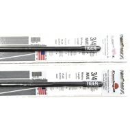 [아마존베스트]Lot of 2 Everhardt TSM2-B 3/4 Wave 2 ft Fiberglass a€oeSuper Flexa€ CB Radio Antenna - Black