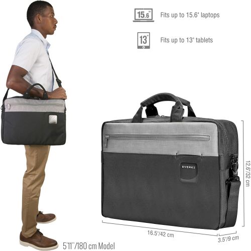  Everki EKB460 ContemPRO Commuter Laptop Bag - Briefcase, up to 15.6 - Black
