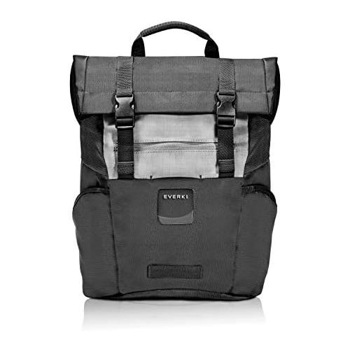  Everki EKP161 ContemPRO Roll Top Laptop Backpack, up to 15.6 - Black