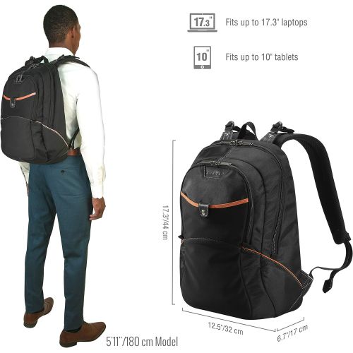  Everki Glide Laptop Backpack for 17.3-Inch Compact, Light (EKP129)