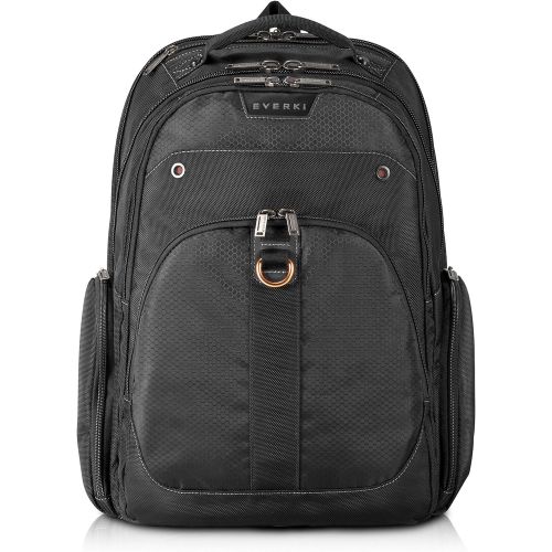  Everki EKP121S15 Atlas Checkpoint Friendly Laptop Backpack, 11-Inch to 15.6-Inch Adaptable Compartment, Black