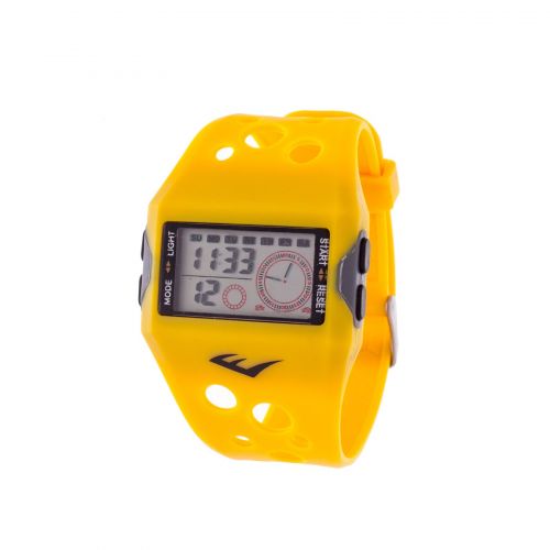 Everlast Retro Mens Digital Square Sport Yellow Digital Watch with Silicone Strap by Everlast