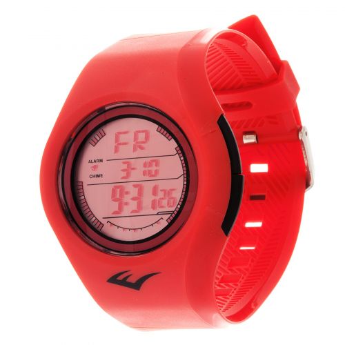  Everlast Retro Kids Digital Round Sport Menss LED Pink Watch with Rubber Strap by Everlast