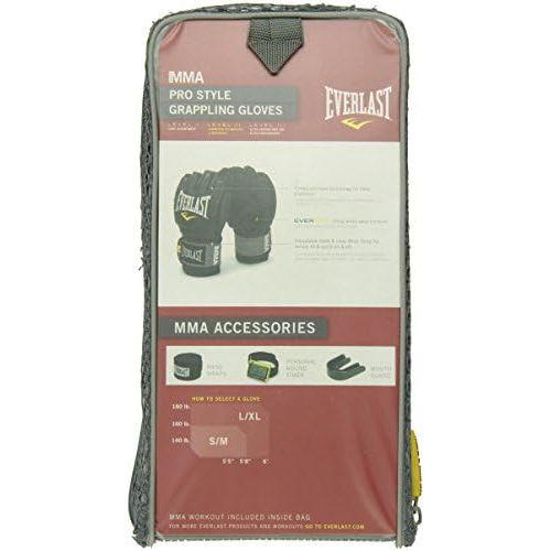  Everlast Pro Style MMA Grappling Gloves