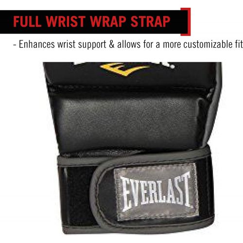  Everlast Train Advanced MMA 7-Ounce Closed-Thumb GrapplingTraining Gloves