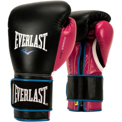  Everlast PowerLock Pro Training Gloves 16oz blkPnk PowerLock Pro Training Gloves