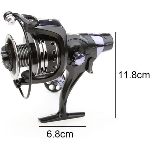  [아마존베스트]Everpert Fishing reels spinning reels freshwater salt water fishing reel 11 + 1BB ball bearings, ultra light and smooth yet powerful freewheel reel