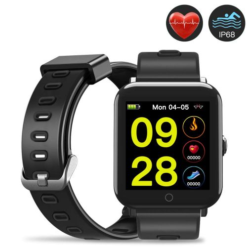  Evershop IP68 Smart Watch Fitness Tracker Armband mit 1,3 Zoll IPS Bildschirm zum Schwimmen Wasserdichter Uhr Aktivitatstracker mit Pulsmesser Kalorienzahler Schlafmonitor fuer Frau