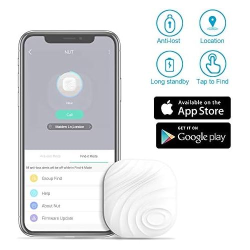  [아마존베스트]Smart Key Finder Anti-Lost Tracker - Evershop GPS Tracker Wallet Locator Phone Key Anti-Lost Bidirectional Alarm Reminder for Phone,Keychain, Wallet,Luggage