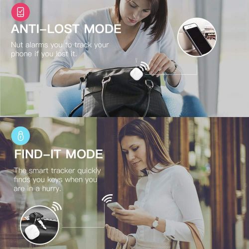  [아마존베스트]Smart Key Finder Anti-Lost Tracker - Evershop GPS Tracker Wallet Locator Phone Key Anti-Lost Bidirectional Alarm Reminder for Phone,Keychain, Wallet,Luggage