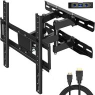 [아마존베스트]Everstone TV Wall Mount Fit for Most 26-60 TVs Dual Articulating Arm Full Motion Tilt Swivel Bracket 14 Extension Arm,LED,LCD,OLED& Plasma Flat Screen TV,Curved TV,Up to VESA 400mm