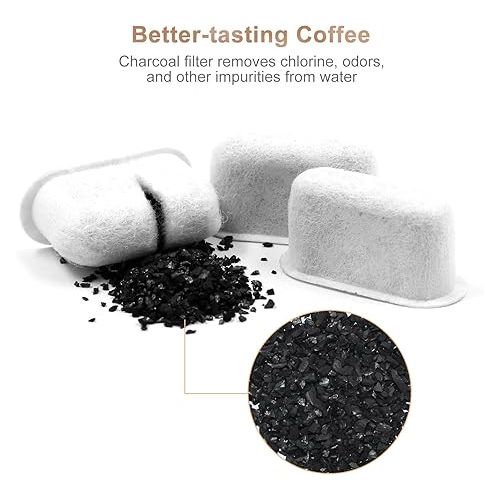  ADX 12-Replacement Charcoal Water Filters for Cuisinart Coffee Machines