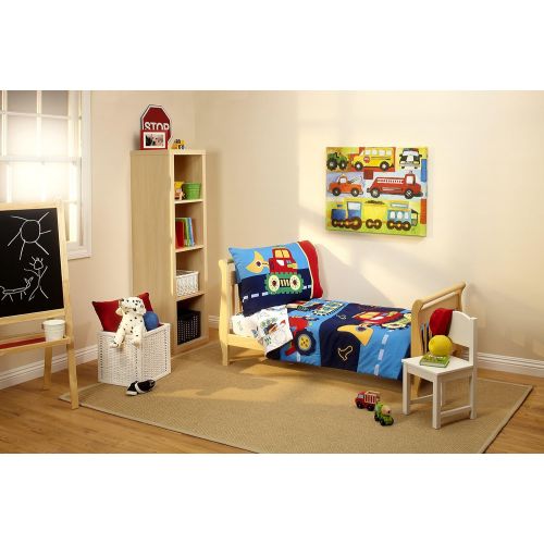  Everything Kids Toddler Bedding Set, Under Construction