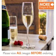 /EverythingEtchedAZ Wedding Champagne Glasses, Monogram Champagne Flutes, Personalized Glasses, Etched Glasses, Bridal Wedding Glass, Engagement Gift