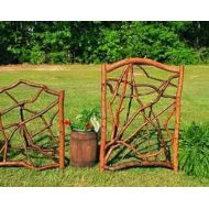 EverythingWillowSC Rustic Willow Garden Gates  Twig garden gate