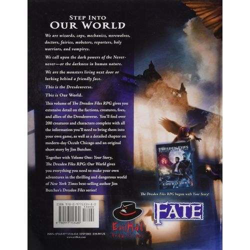  Evil Hat Productions The Dresden Files Roleplaying Game, Vol. 2: Our World