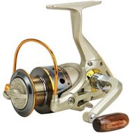 [아마존베스트]Evilandat Fishing Reel Saltwater Metal Front Brakes 8 BB Ball Bearing 5.5: 1 Wooden Folding Handle