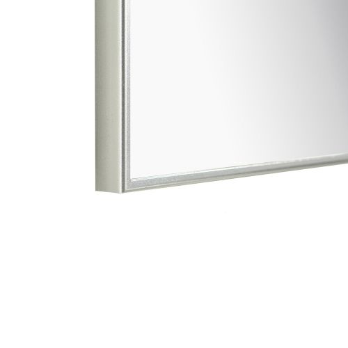  Eviva EVMR-36X30-MetalFrame Sax Metal Frame Wall Mirror 36 Brushed Chrome